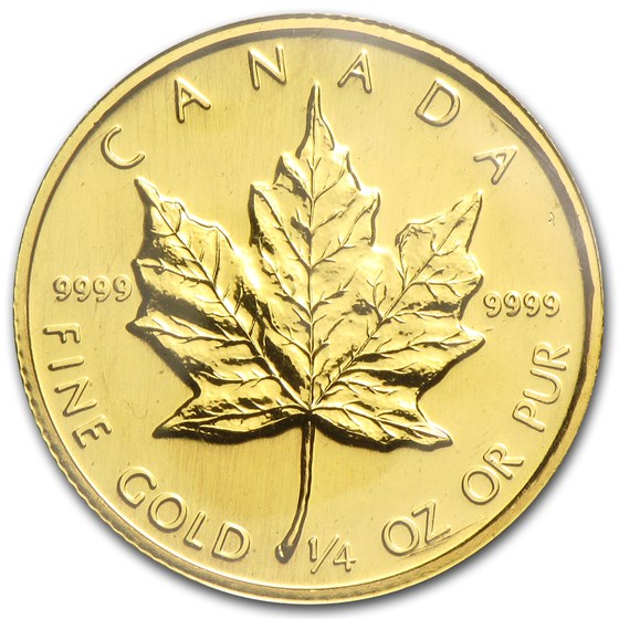 1987 Canada 1/4 oz Gold Maple Leaf BU 1987 Canada 1/4 oz Gold Maple Leaf BU
